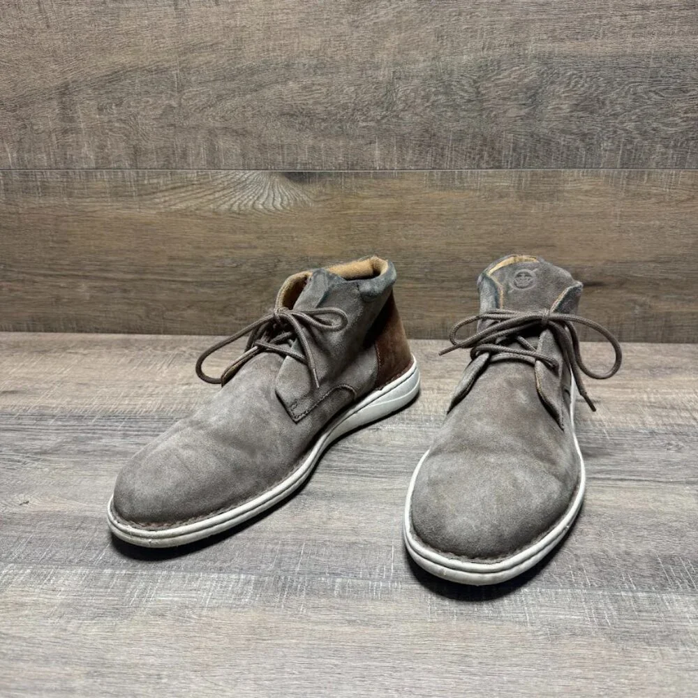 Born Theo Light Brown Suede Chukka Boots Men's Size 11.5